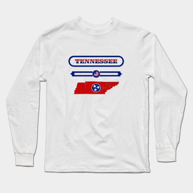 TENNESSEE STATE, UNITED STATES, USA. SAMER BRASIL Long Sleeve T-Shirt by Samer Brasil